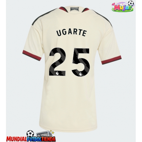 Camiseta Manchester United Manuel Ugarte #25 Tercera Equipación Replica 2026-27 para mujer mangas cortas